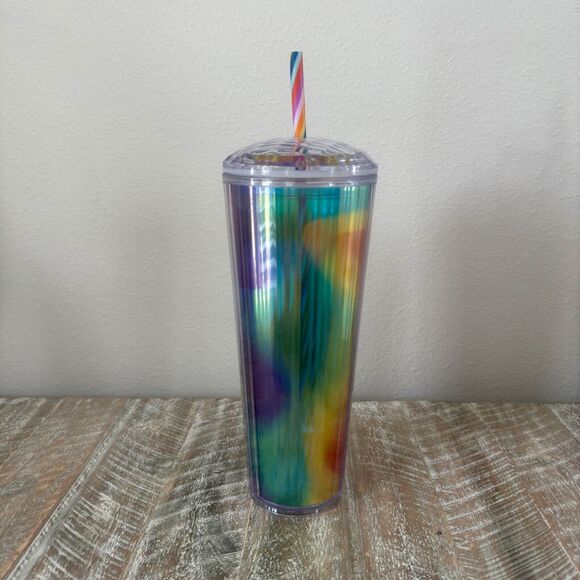 Starbucks Rainbow Dome Kaleidoscope 2021 Pride Month 24oz Tumbler Cold Cup - Picture 2 of 4